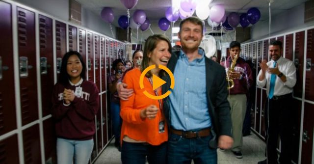 High School Students Help Two Teachers Get Engaged