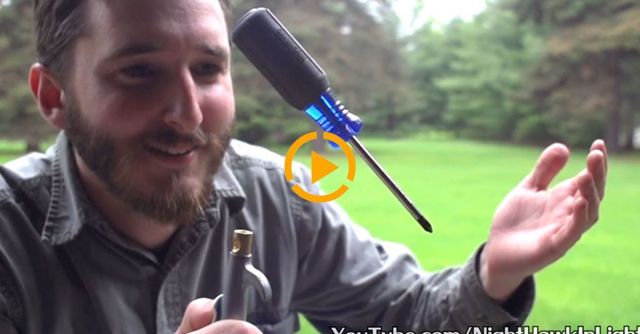 Levitate A Screwdriver With Compressed Air!