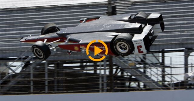 Helio Castroneves Indianapolis Motor Speedway Incident May