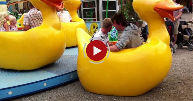 Roller Coaster Accident Crazy Duck