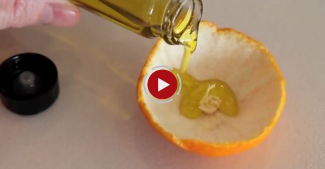 Simple And Brilliant: How To Make A Clementine Candle