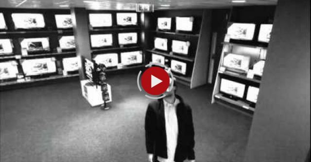 Clever Thief Steals 42 Inch TV