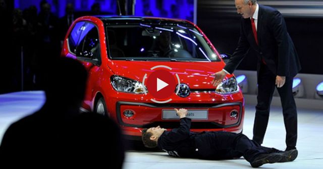 Volkswagen Presentation Interrupted By Protester