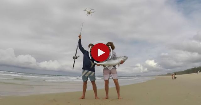 Drone Fishing For Tuna