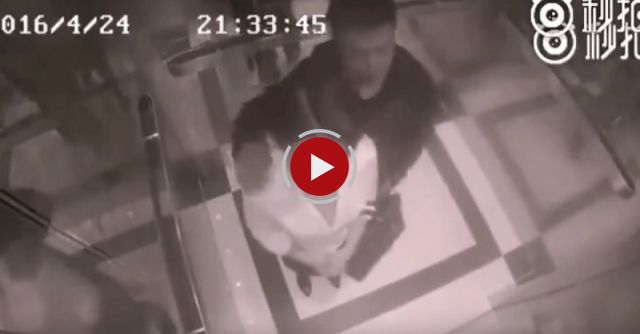 Messed Up With The Wrong Girl: Man Got His Ass Kicked For Trying To Harass A Lady In Elevator