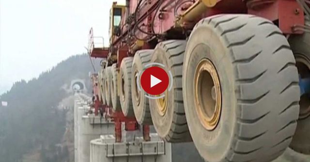 See How This Monster Machine Makes Bridge Building Look Easy