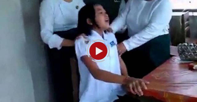 Ghost Evil Possessed A Young School Girl In Myanmar