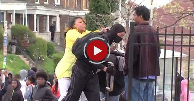 Baltimore Mom Smacks Son After Spotting Him On TV