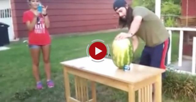 Sword Vs Watermelon Fail